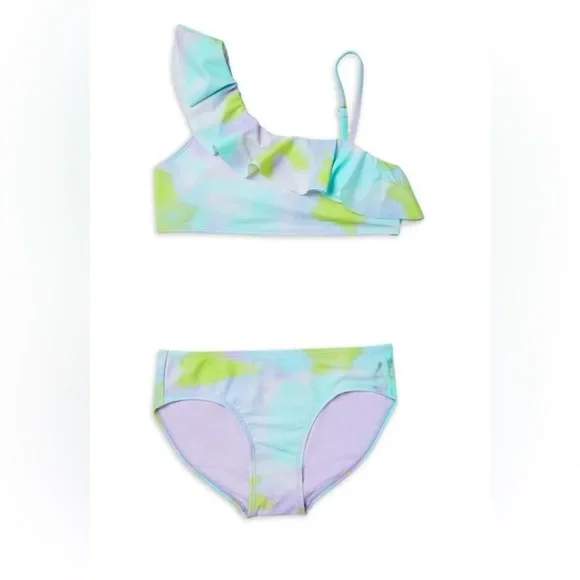 2 Piece Ruffle Shoulder Bikini - Picture 2 of 2